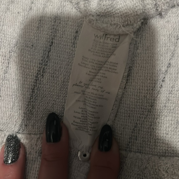 Wilfred heather gray studded Diderot cardigan sz M - Picture 5 of 10